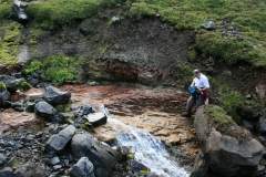 2007 – Fieldwork, Selárgil Gully, Fnjóskadalur Valley, North Iceland